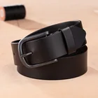 Jeans Authentic Men's Leather Business Fashion Retro Belt Custom Alloy Pin Buckle New Buckle Men's Jeans