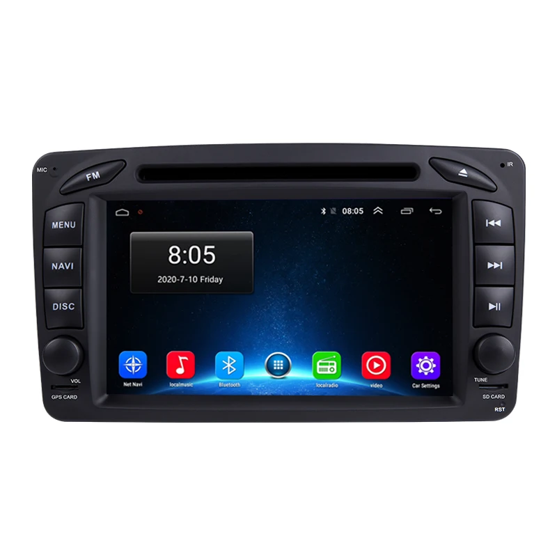 Junsun Ai Voice Android Auto Radio For Mercedes Benz Clk W209 W203 W463 W208 Carplay Car Multimedia Gps No 2din Autoradio - Gps Dvd Radio For Mercedes Benz Clk W209