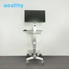 Top 2021 Top Sale Wholesale Medic Computer Trolley Cart All-in-one Workstation Computer Medical Trolley Cart