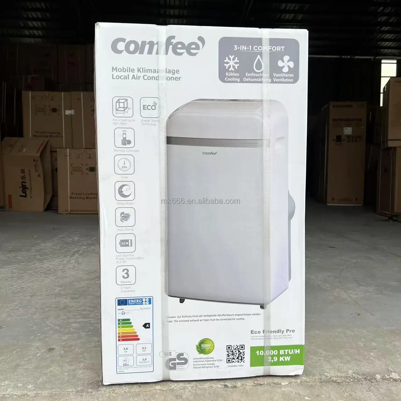 Portable Air Conditioners, Comfee便携式空调10000btu - detail 20