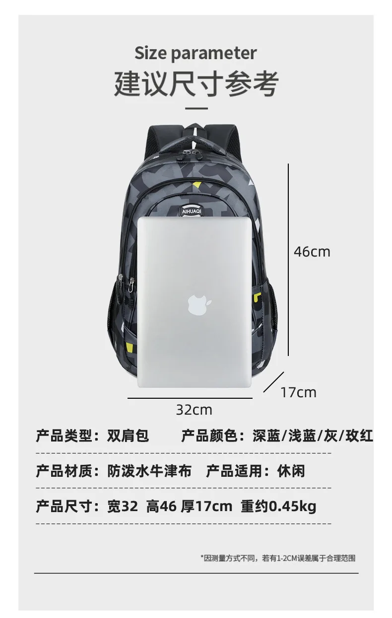 Hotselling New Style School Backpack Travel Bag for Men Women Lightweight College Back Pack with Laptop