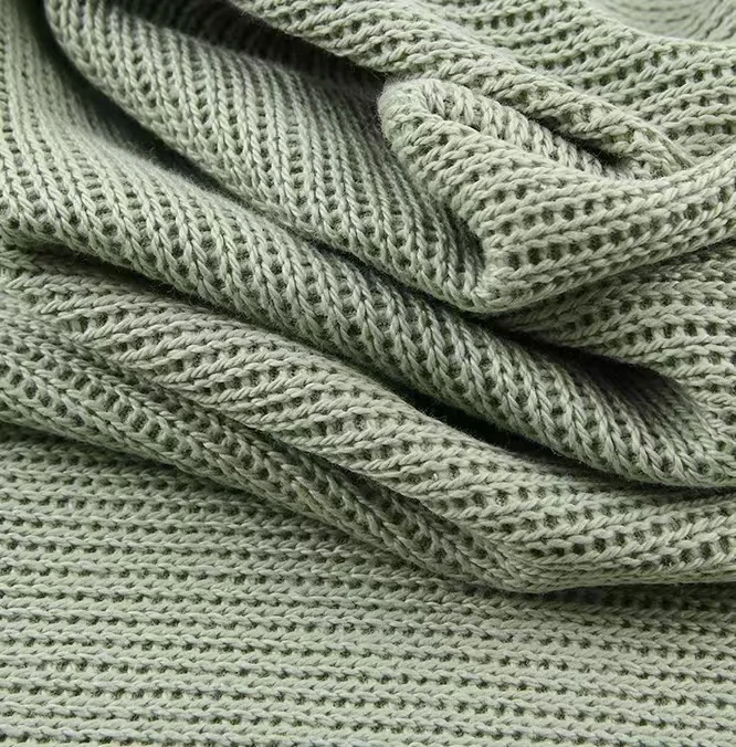 双股小捻涤棉条纹面料秋冬现货保暖条纹外套毛衣面料