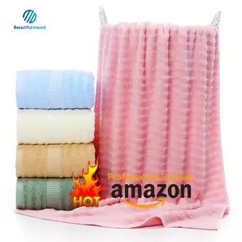 Factory Wholesale high quality bamboo couple bath towel set for home