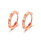 Real 18k Gold Earrings Earringsgold 18k Hoop Earrings Forever Star Real 18K Gold Earrings Huggie Hoop Earrings