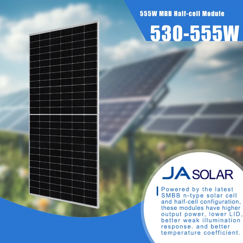 Ja550w Mono Crystal Solar Panels Vendors 545ww Solar Panel Sale Solar