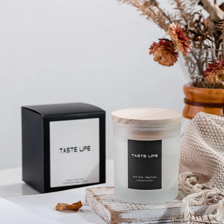 Scented Candles In Bulk Wholesale Oem Glass Vegan Private Label White
