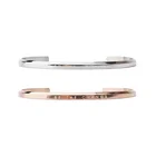 Bangles Wholesale Custom Jewelry Stainless Steel Cuff Bangles Engraved Bracelets For Woman