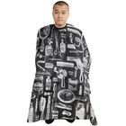 Cape Haircut Clothes Retro Pattern Hair Salon Barber Non-stick Hair Cut Cape Haircutting Pattern49
