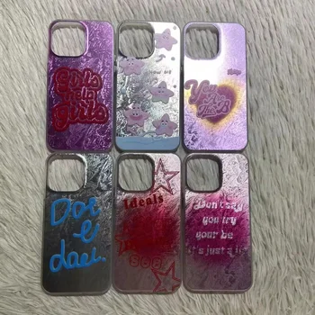 For iPhone 15 14 13 12 11 Pro TPU Cute IMD Bling Phone Cover For MOTO G34 G04 Glitter Love Pattern Phone Case