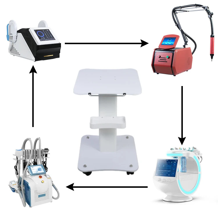 facial trolley with mag lamp