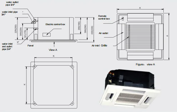 Fan Coil Unit, Brushless, Ceiling, HVAC - detail 20