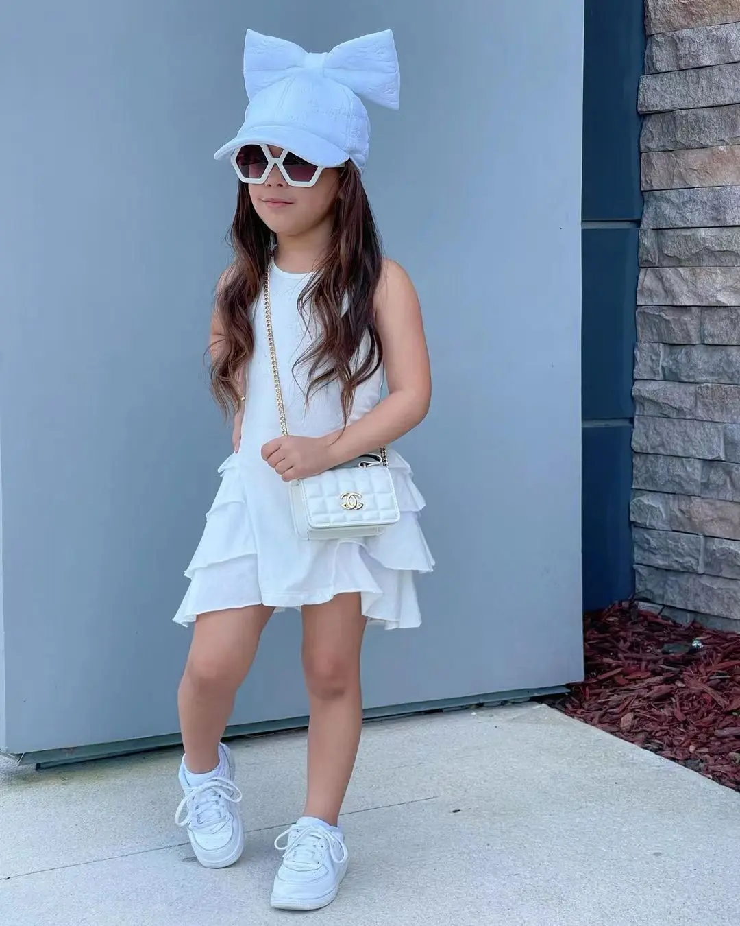 2022 fashion casual dresses women little girl boutique summer one-piece clothing sweet baby girl dresses