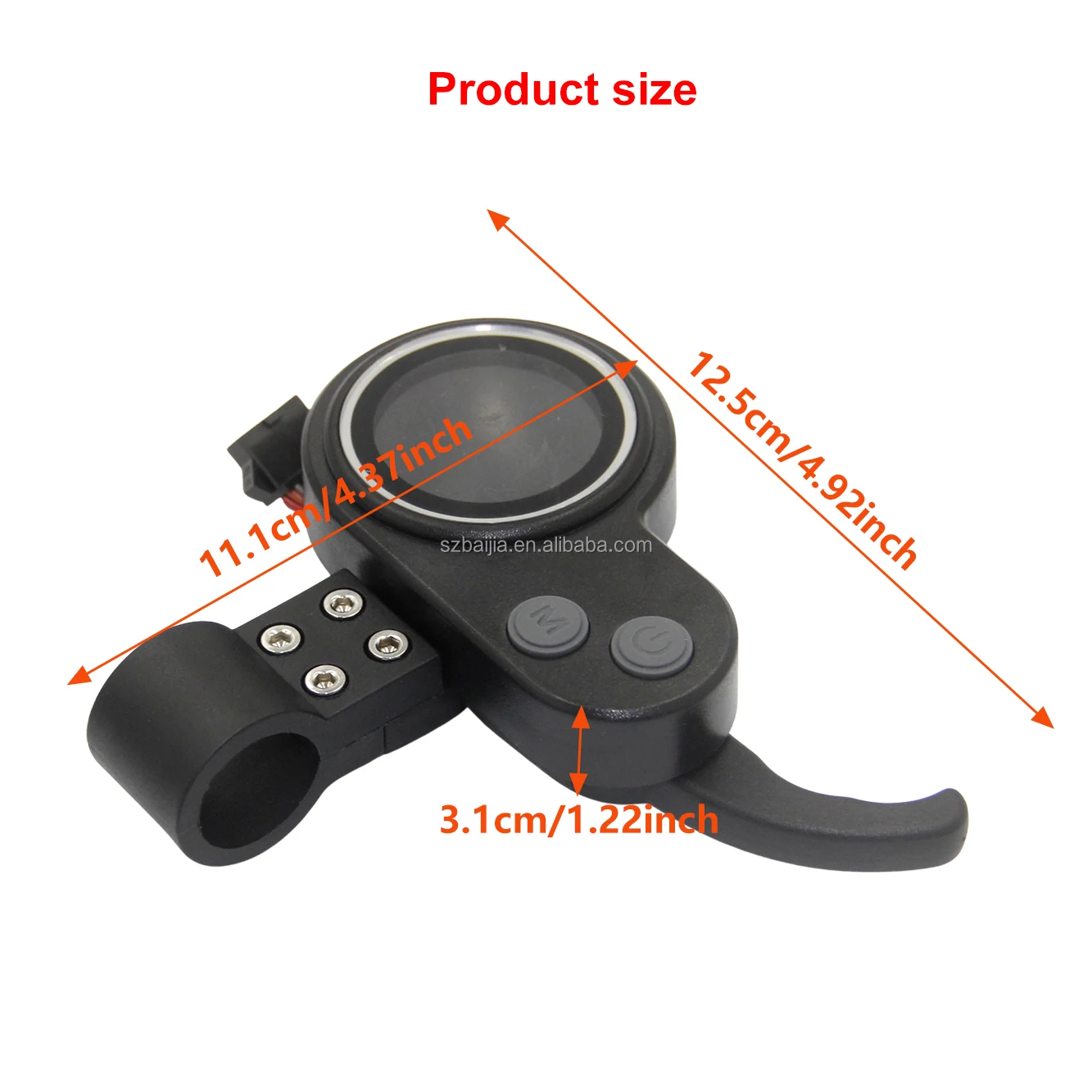 JP 36V-60V Escooter Universal Dashboard Throttle Thumb for SPEEDWAY RUIMA MINI4 Scooter Janobike FLJ Dualtron Electric Scooter