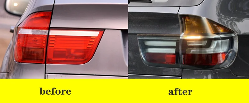 product led taillight taillamp for bmw x5 e70 tail light tail lamp 2006 2013 back lamp car lights rear lamps plug and play-5