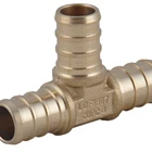 Fitting Brass Pex Brass Fitting F1807 PEX Fitting -Tee In Lead Free Brass CUPC Certified