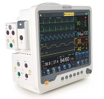 CE approved 15 inch High Quality multi-parameter Neonates Children Adults cardiac Monitor for hospital