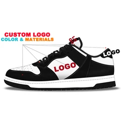 Original Customize Men Blank Skateboard Manufacturer Basketball Custom SB Low High Cut Casual Leather Sneakers Shoes