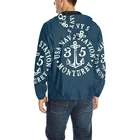 Wholesale Custom Sublimation Windbreaker Navy Blue Jacket For Men Jacket Windbreaker Custom