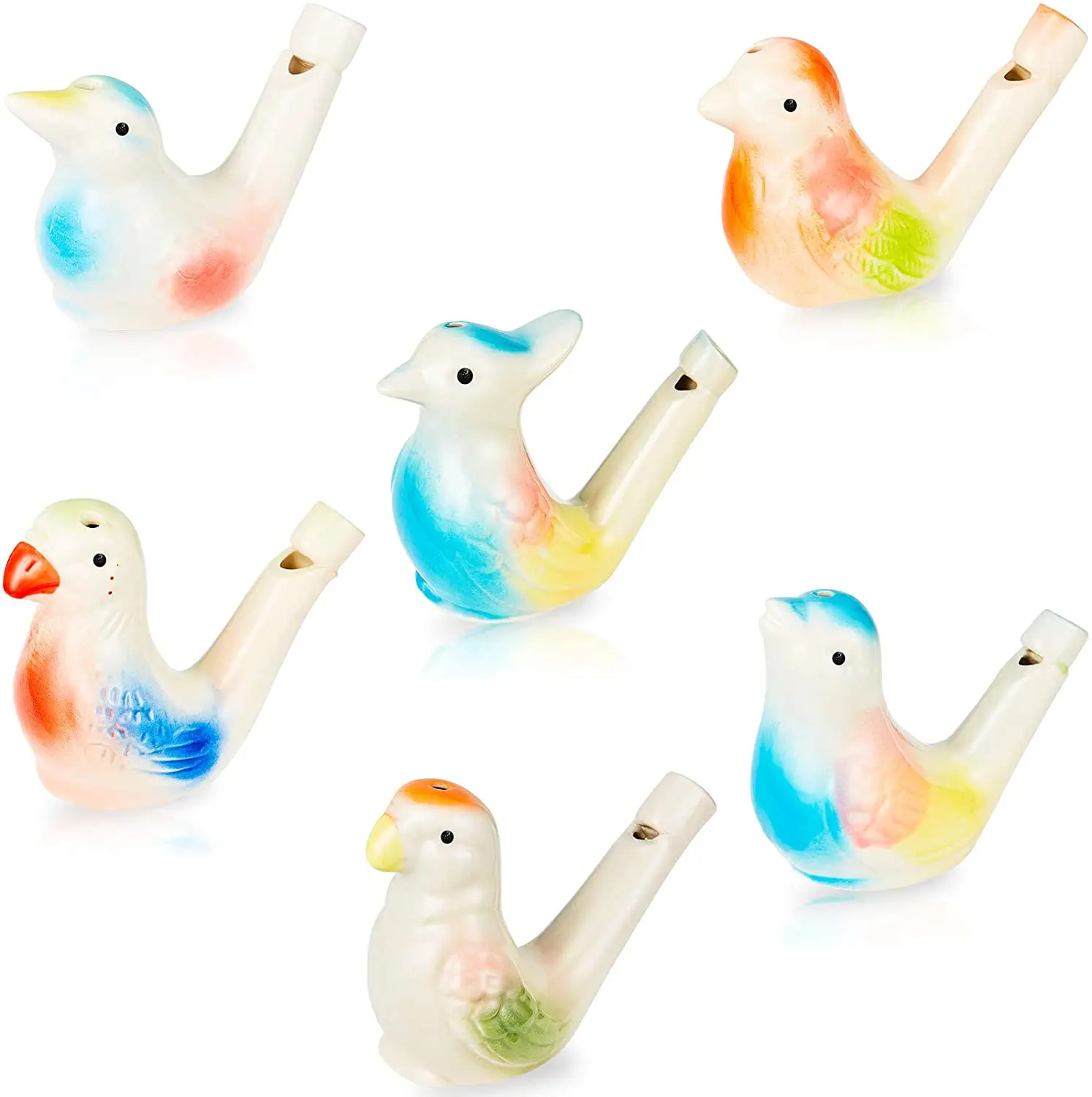 Easter Gift Bird Toy for Kids Adorable Birthday Gift, Bird Whistle Upgrade Version Non-Toxic Cyan Durable Bath Toy 