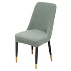 Niblet Elastic Leather Chair Cover For Plastic Chairs Polar Fleece Chair Covers Wedding Decoration