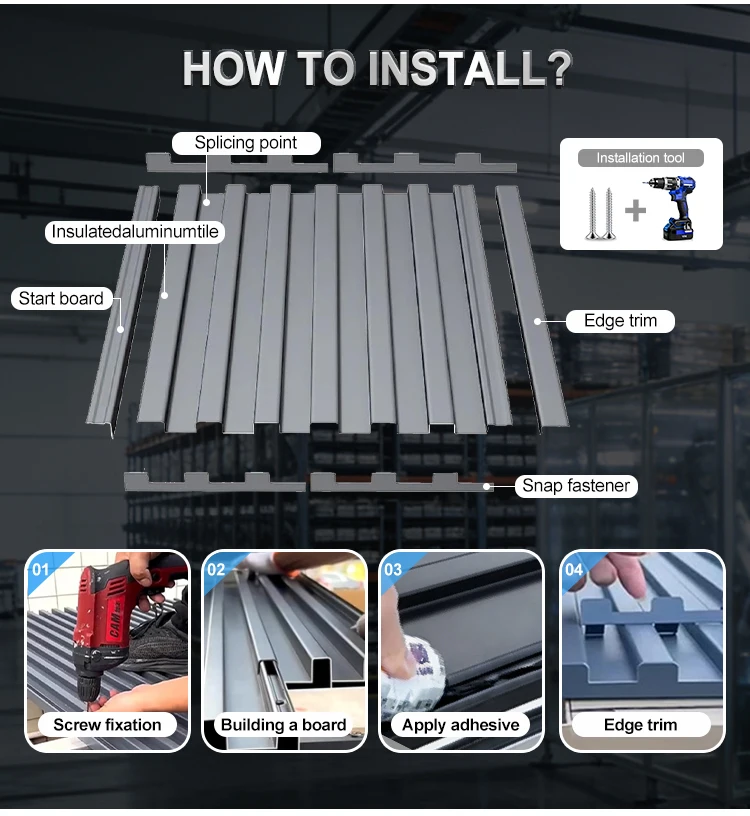 Roof Aluminum Sandwich Panel, 100% QC Testing - detail 14