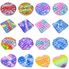 Educational Toys Game For Office School Kids Educational Silicone Push Pop Bubble Sensory Fidget Toys Pop It