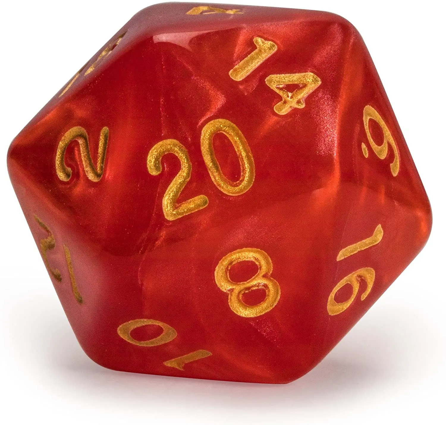 Choose quantity 16mm Red Pearl Six Sided Spot Dice D6 Game Dice Wargaming 
