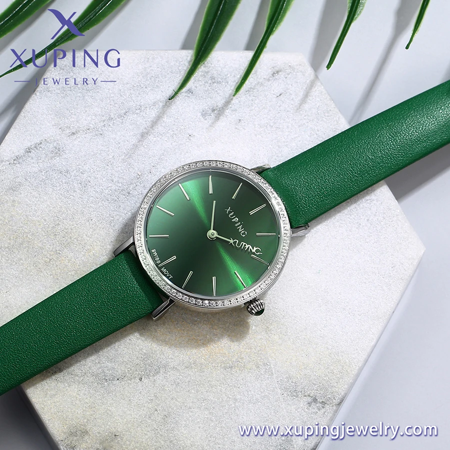 A00918046 xuping jewelry fashion woman wholesale man emerald watch elegant Customizes Valentine's Day gift women's watch