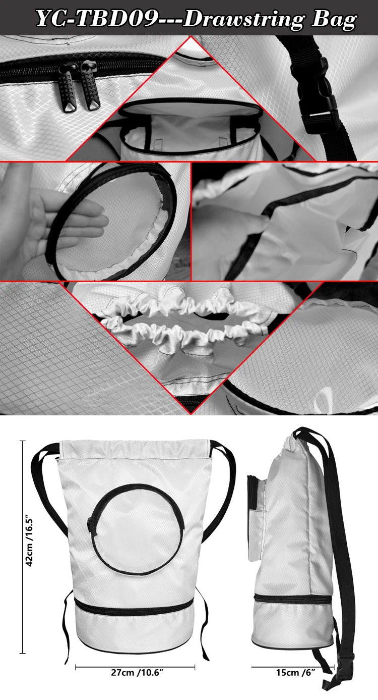 product custom logo sublimation backpack school swimming drawstring bag waterproof basketball football sports set bag travel shoe bag-10