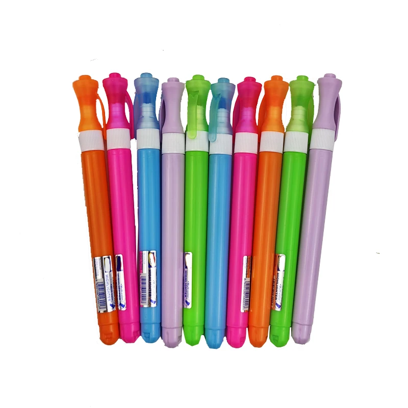 美学荧光笔无出血干燥快速粉彩荧光笔日记计划者笔记荧光墨水标记