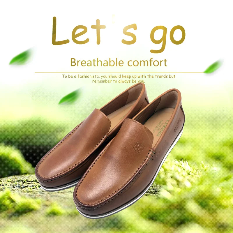 Buy Genuine Leather Loafers Shoes Mens 