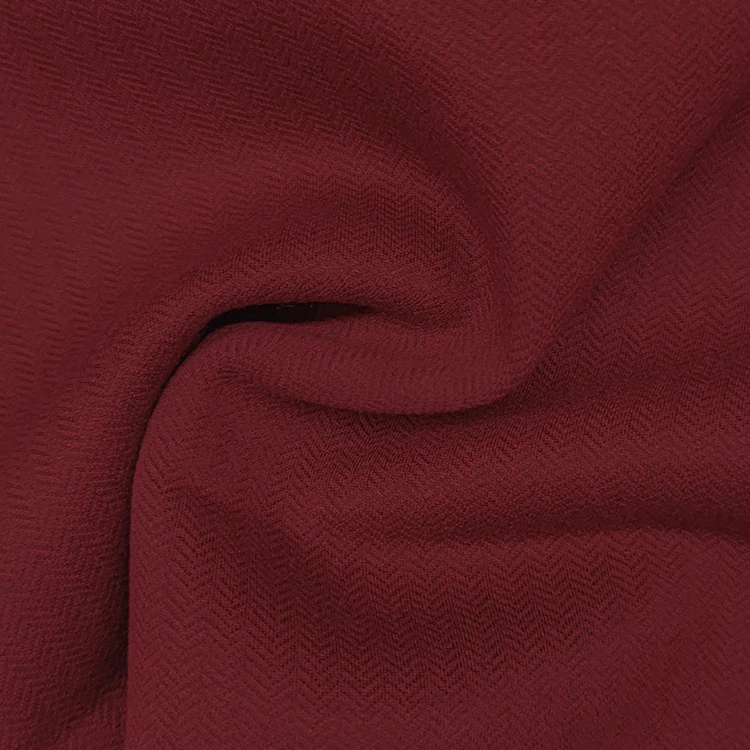 Hot Sale Solid Fabric 51% Polyester 43% Rayon 6% Spandex Material Knit Scuba Fabric for Pants supplier