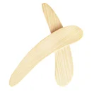 WanuoCraft New Eco Friendly Bamboo Facial Jar Makeup Spoon Custom Cosmetic Spatula Bamboo Cosmetic Spoon