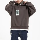 Cotton Cottom High Quality Heavy Cotton Printed Brown 100% Cottom Custom Men Oversize Hoodies