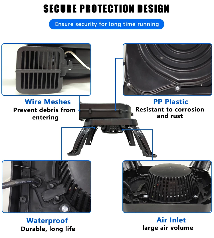 Centrifugal Air Blower, Waterproof, 110W - detail 12