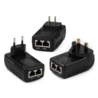 PoE Injector Power Over Ethernet 100Mbps IEEE802.3af 48V 0.5A 24W 30W US UK EU AU Plug Intertek Certificate