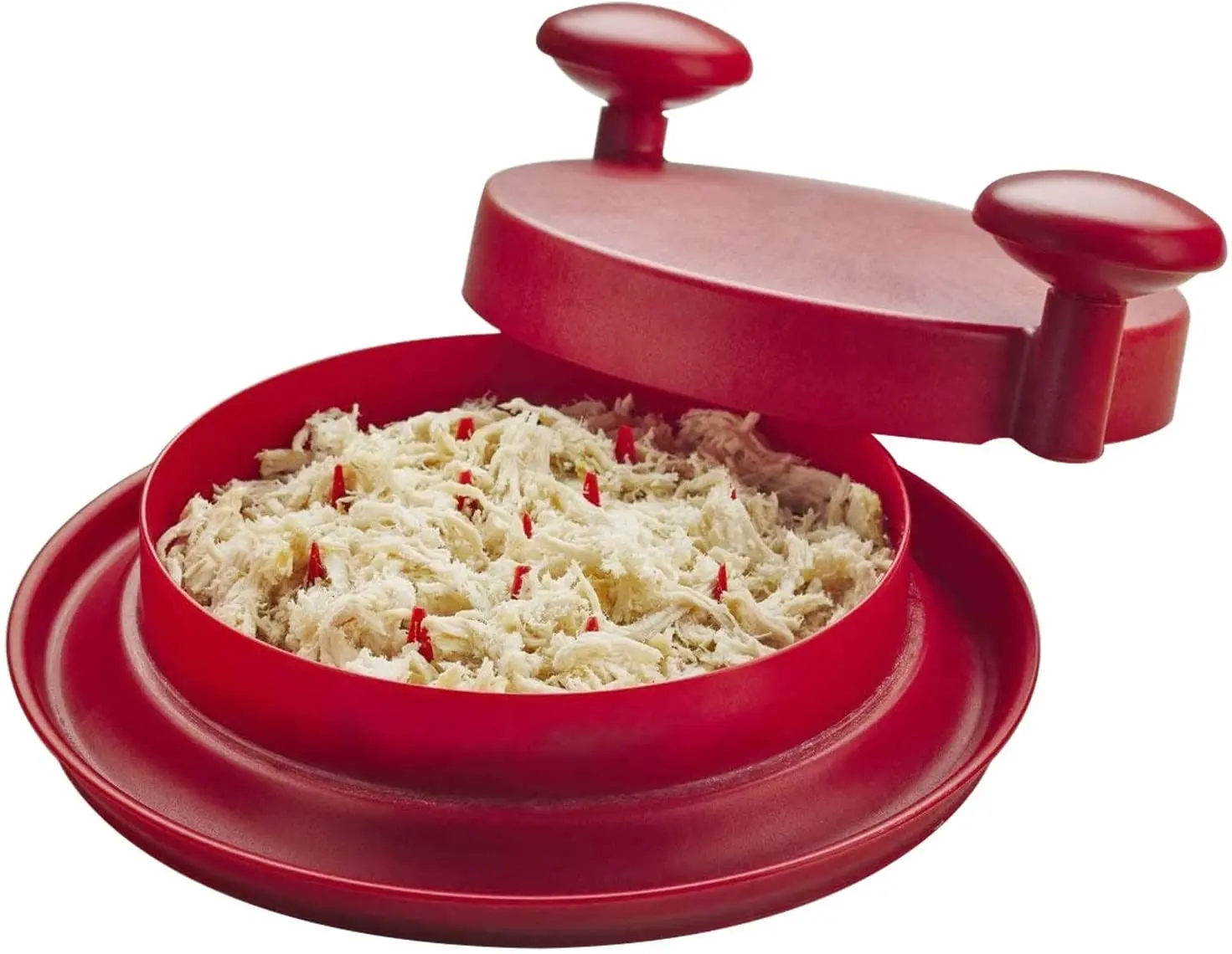 Chicken Shredder Shred Machine,Alternative to Bear Claws Meat Shredder for Pulled Pork Red Beef and Chicken Gray 