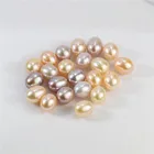 Pearl Wholesale 8-8.5mm AAA Natural Freshwater Oval Teardrop Rice Loose Pearl For Jewelry Making