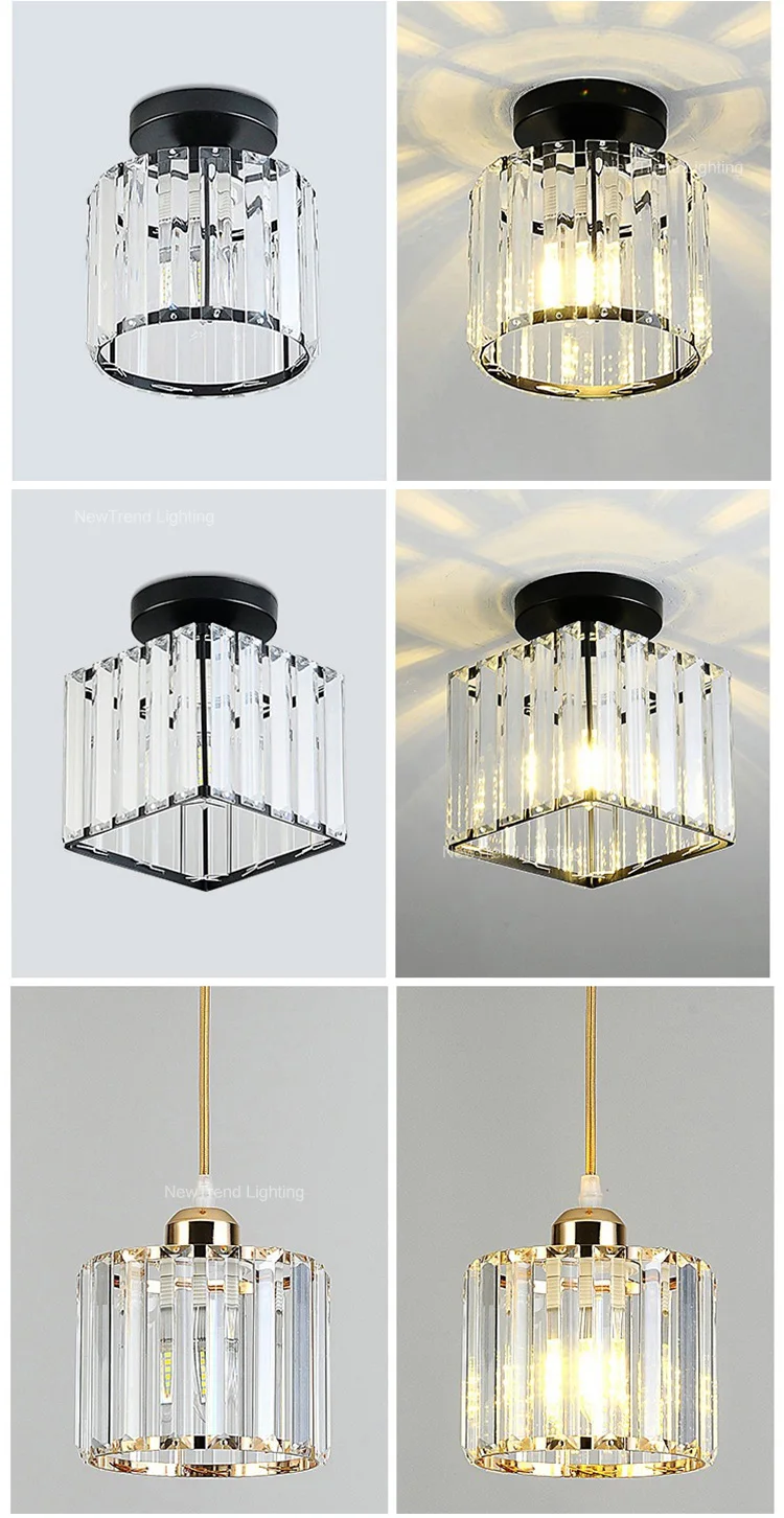 pd8009 modern circle crystal chandelier linear e12 island pendant for dining room-2