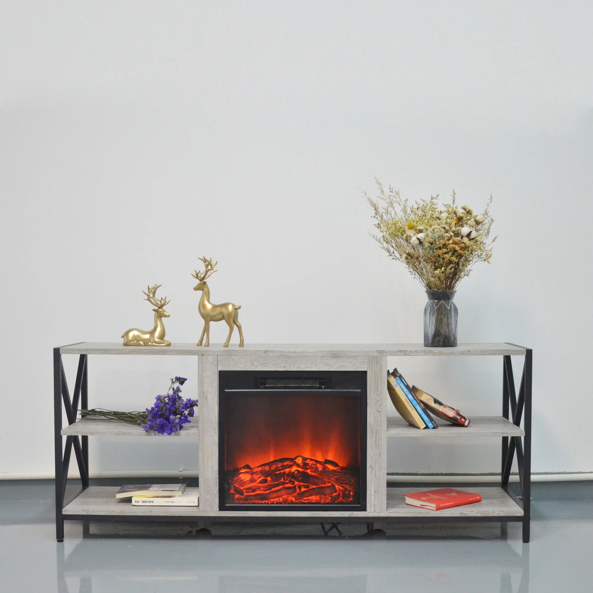 Electric Fireplace, 60-Inch, LED, 1500W, Wall - detail 32