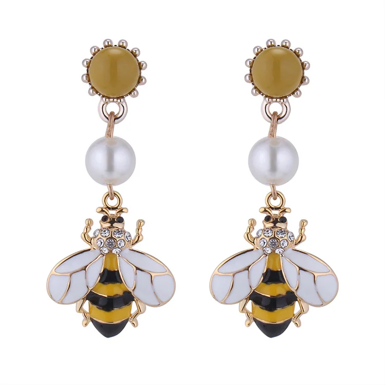 Vintage Enamel Honey Bee Animal 