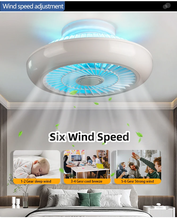 Ceiling Fan, 36W, Plastic - detail 8