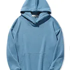 Plain Hoodies Factory High Quality Customized Plain Hoodies Unisex Spring Oversized Solid Color Pullover