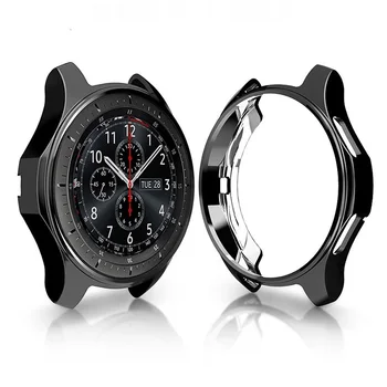 2019 New Products Fashion Cases For Samsung Galaxy Watch 46mm Plating TPU Protective Case For Samsung Gear S3
