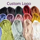 Hoodie Custom Oversize Pullover Hoody Sweatshirts Blank Unisex White Hoodie Bulk 100% Cotton