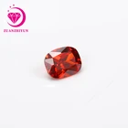Loose Gemstone Cubic Zirconia Lowest Price Loose Gemstone Cushion Cut Orange Color Cubic Zirconia Stones CZ