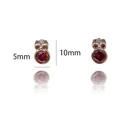 Earrings Cz Gold Clear Color Cheap Price Necklace Set Stud Earrings With Cz Fashion Gold Plated Jewelry Sets
