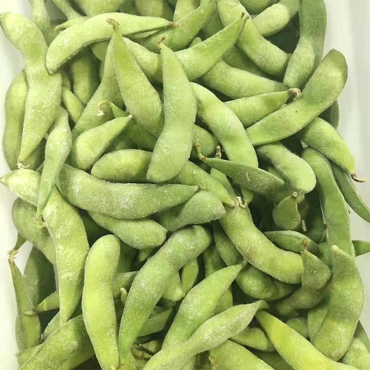 iqf green soy bean frozen organic green soybeans