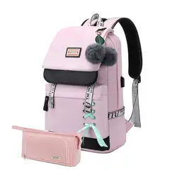 cartoon printing bag Backpacks for Girls Schoolbag for Kids 6-12 years Teens Bookbag Children Waterproof bag for school
