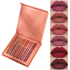 Wholesale Private Label Oem Logo Waterproof Pallette Creamy Matte Liquid Lipstick Set For Lip Beauty